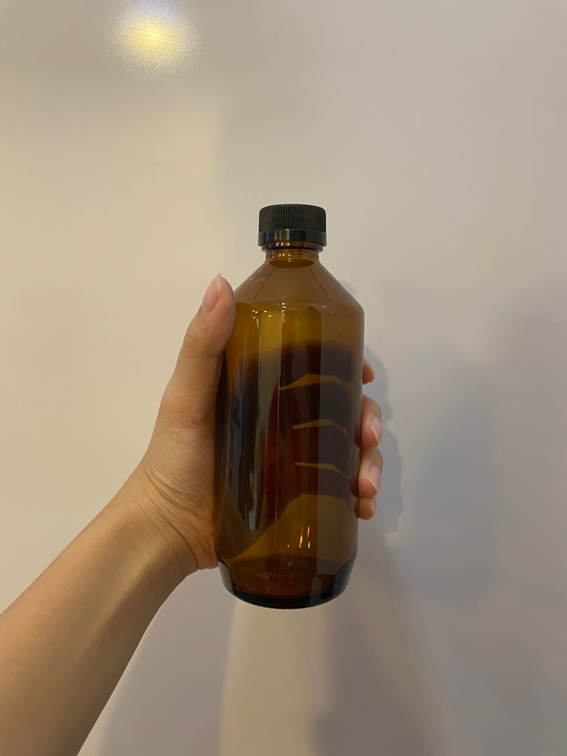 amber round 250ml cold brew coffee glass bottle - Glass bottle  manufacturer-MC Glass