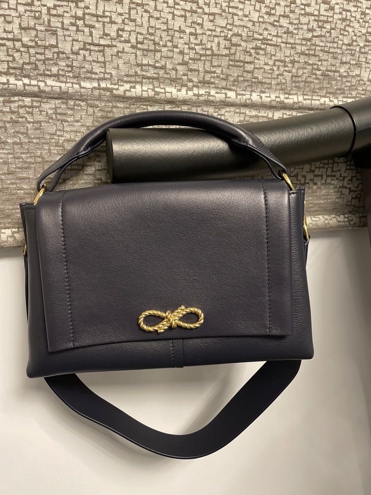 Anya Hindmarch rope bow bag, 名牌, 手袋及銀包- Carousell