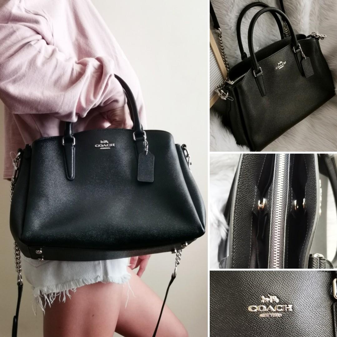 Coach Mini Bag in Black, Women's Fashion, Bags & Wallets, Purses & Pouches  on Carousell