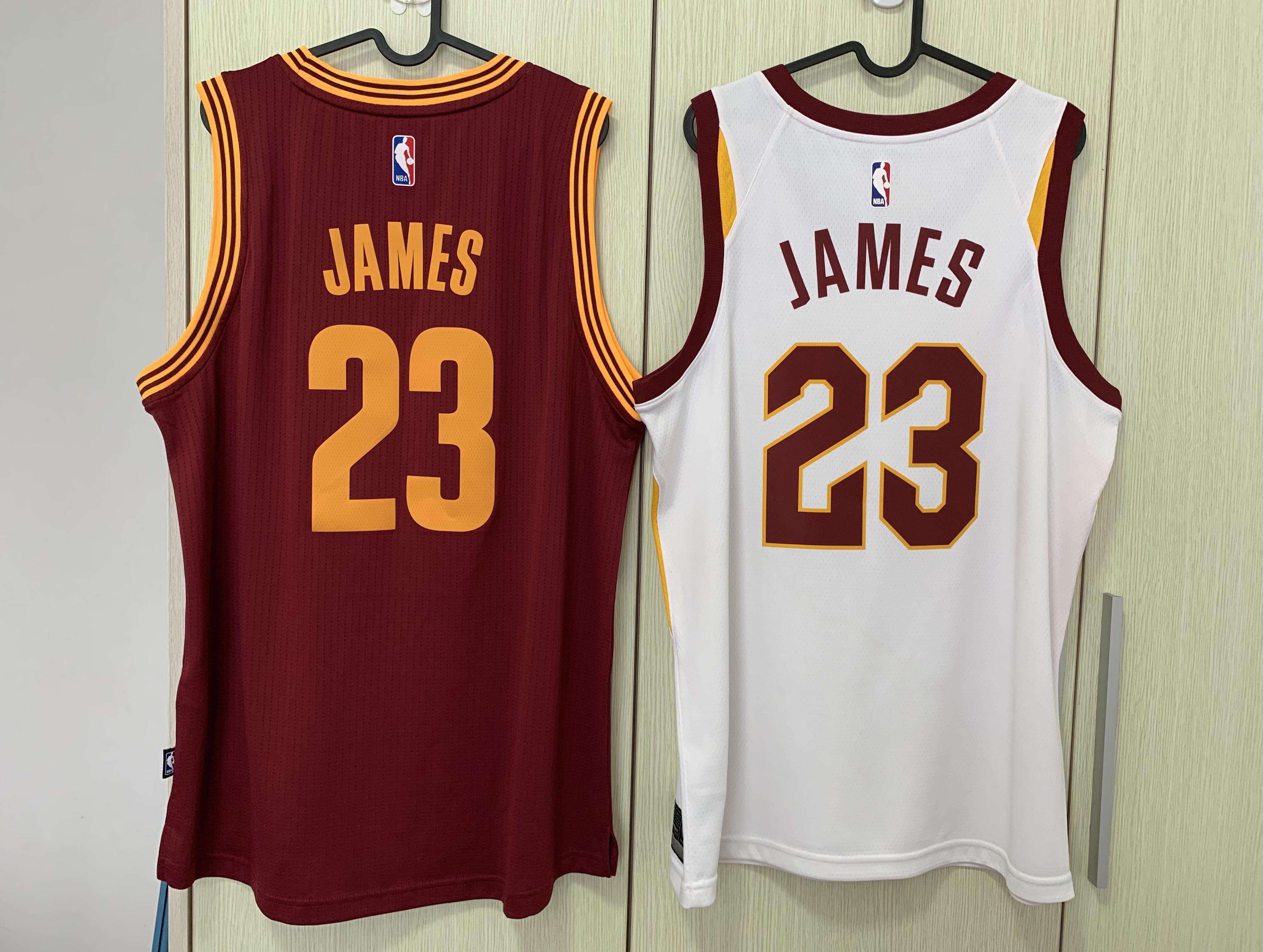 Authentic LeBron James Cavs NBA Jersey