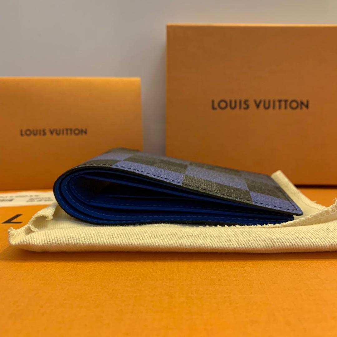 Louis Vuitton Portofoille Multiple 14145 Brown Men's Watari M60895