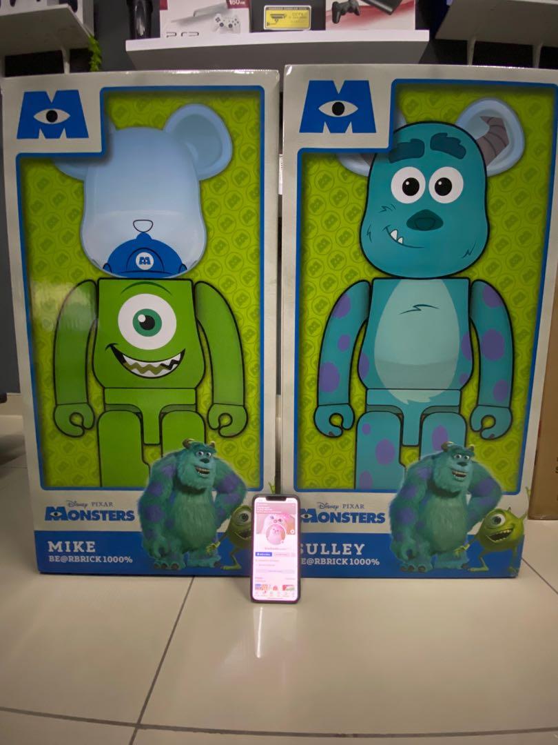 Bearbrick Mike And Sulley 1000%, Hobbies & Toys, Collectibles 