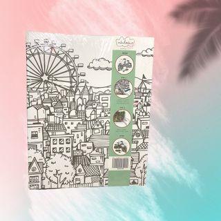 Binder + Refill (Cover bindernya bisa DIY warnai sendiri)