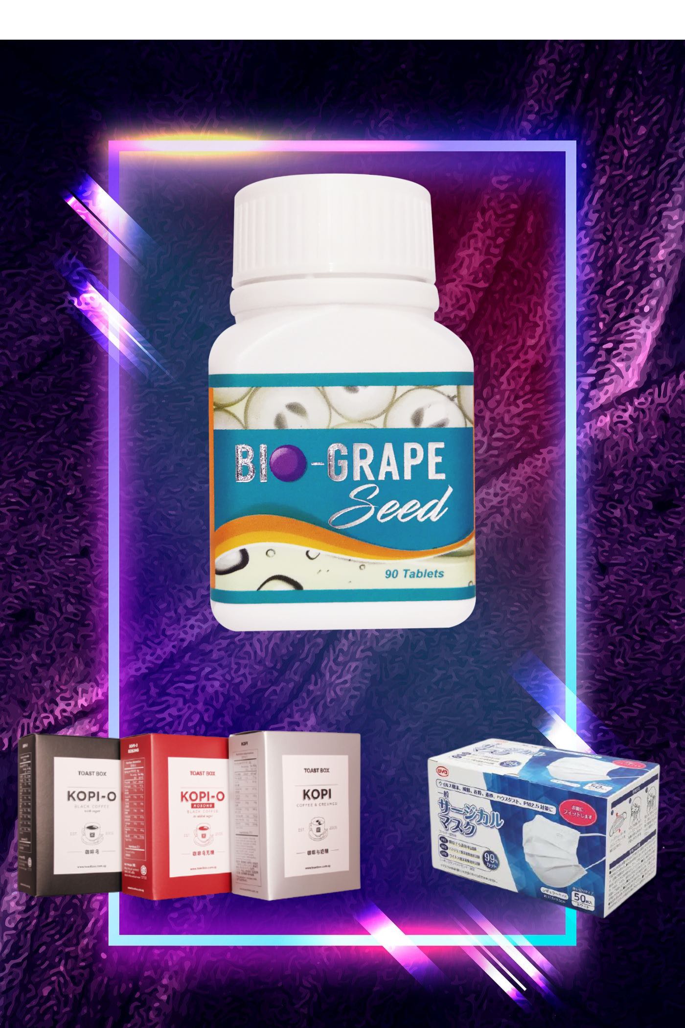 Bio Bio Grape Bio Grape Seed Original Product From Malaysia, Health & Nutrition ...