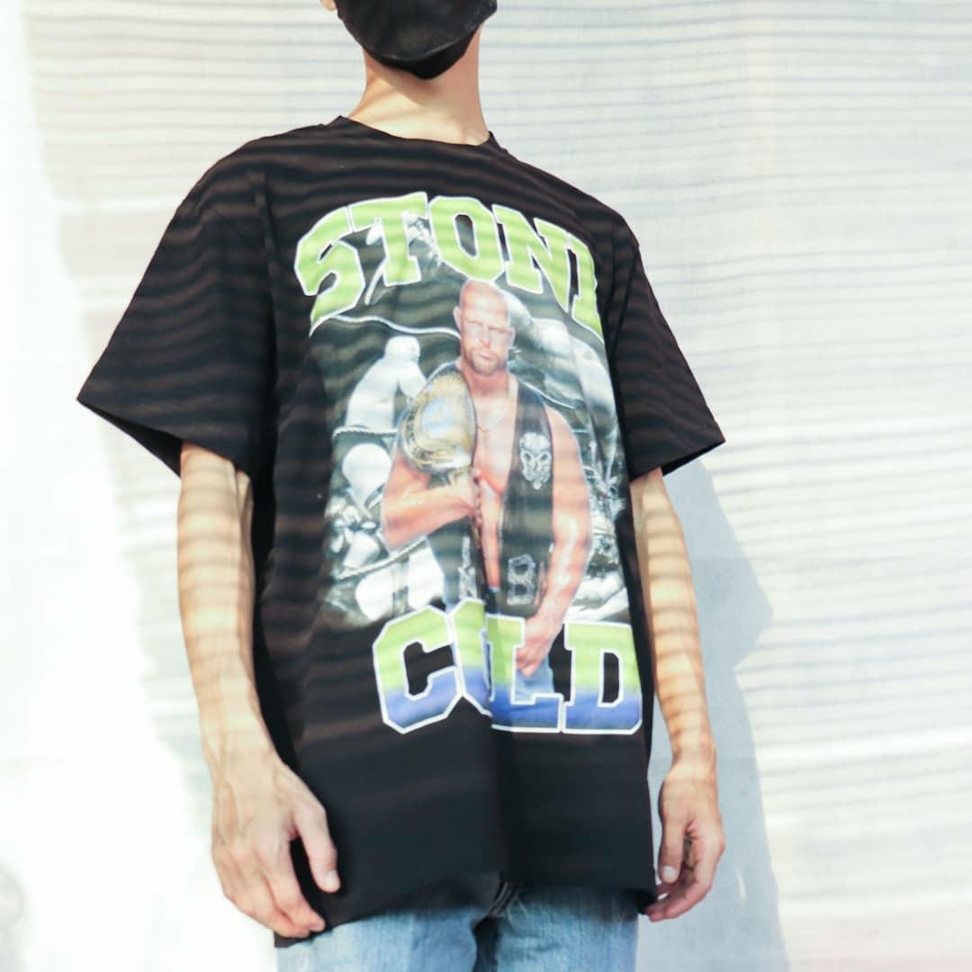 Bootleg raptee Stone cold WWE tshirt 