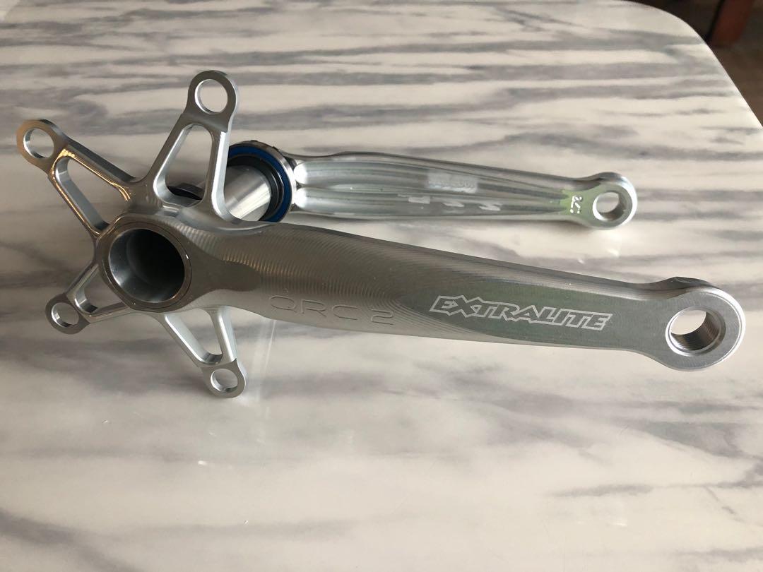 Extralite crankset for sale brompton