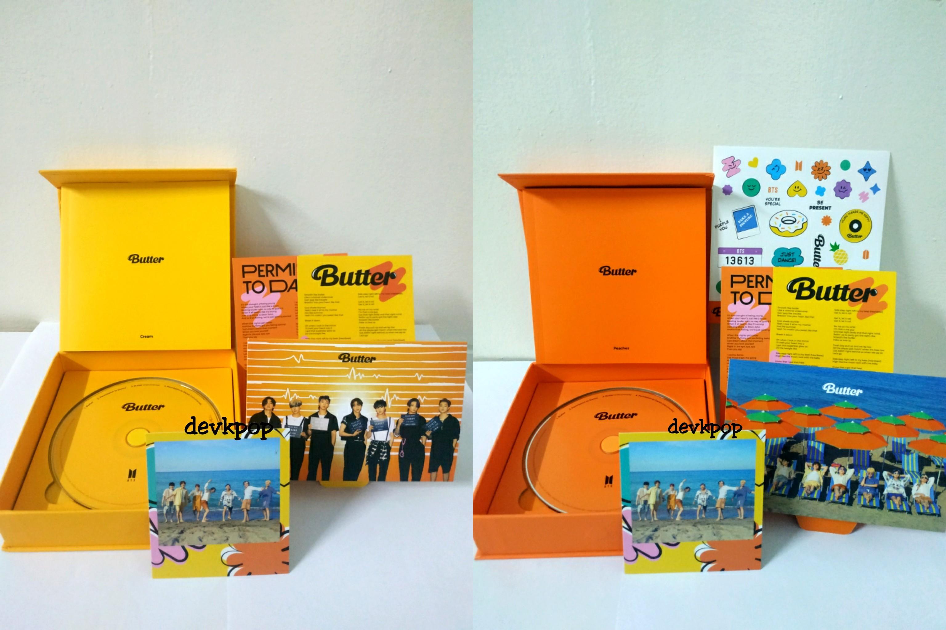 BTS BUTTER Album + Poster in tube, Hobbies & Toys, Collectibles