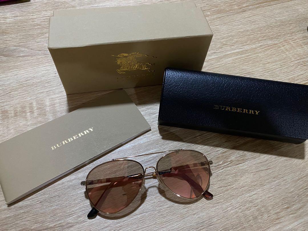 Burberry BE3092Q Sunglasses in Pink