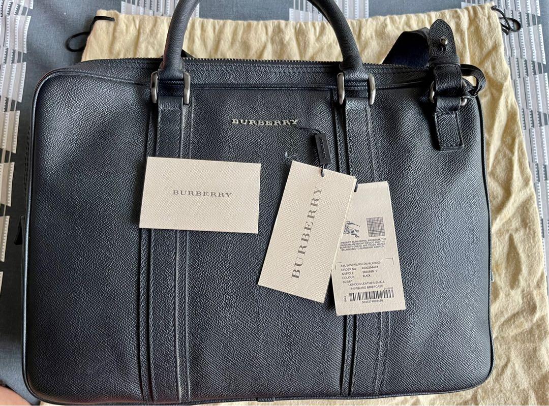 Burberry London Newburg Small Leather Briefcase, Men's Fashion, Bags,  Briefcases on Carousell