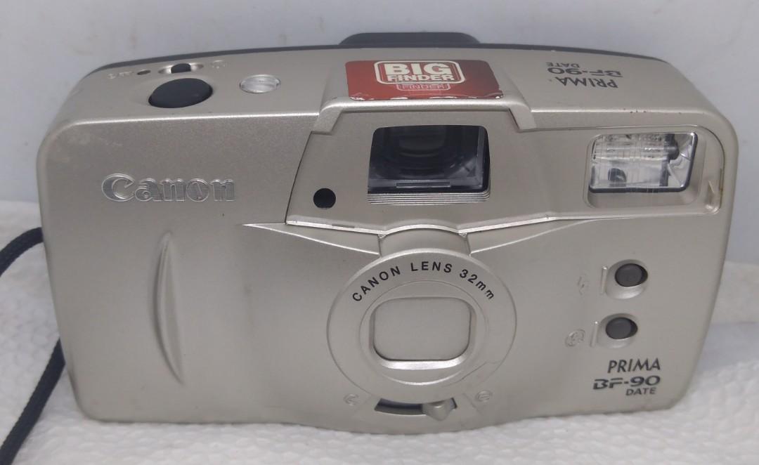 Canon PRIMA Big finder camera (Category: Cameras) located in Las Pinas. Submitted by film101 (Listing ID 1108860409, Image 2). Description: Canon Prima BF90 With leather canon pouch Known as "BIG FINDER " Its a simple compact film camera * Date version *FLASH indicator pops up InVF *Good if you wear eye glasses As advantages *You can suppressed Flash *Finder was clear and BiG *AA battery x2 pcs Condition of camera Shutter working Auto advance wor