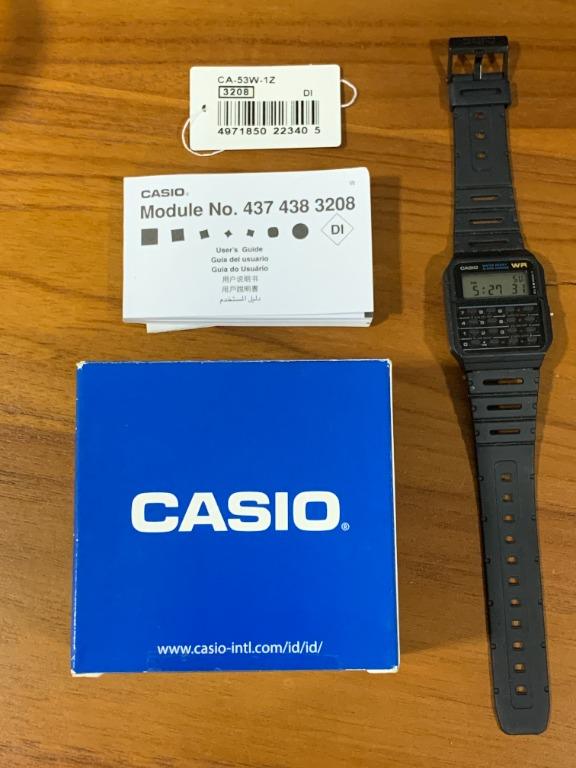 Casio CA 53W 1Z Calculator Watch