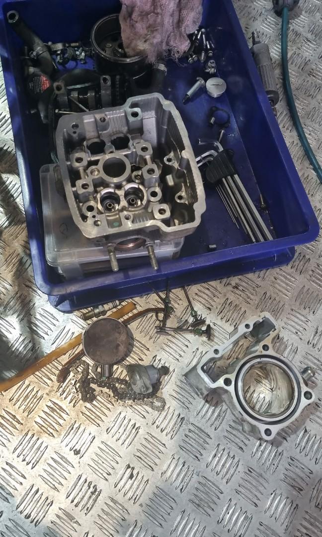 CBR150R TOP OVERHAUL Motorcycles Motorcycle Accessories on Carousell