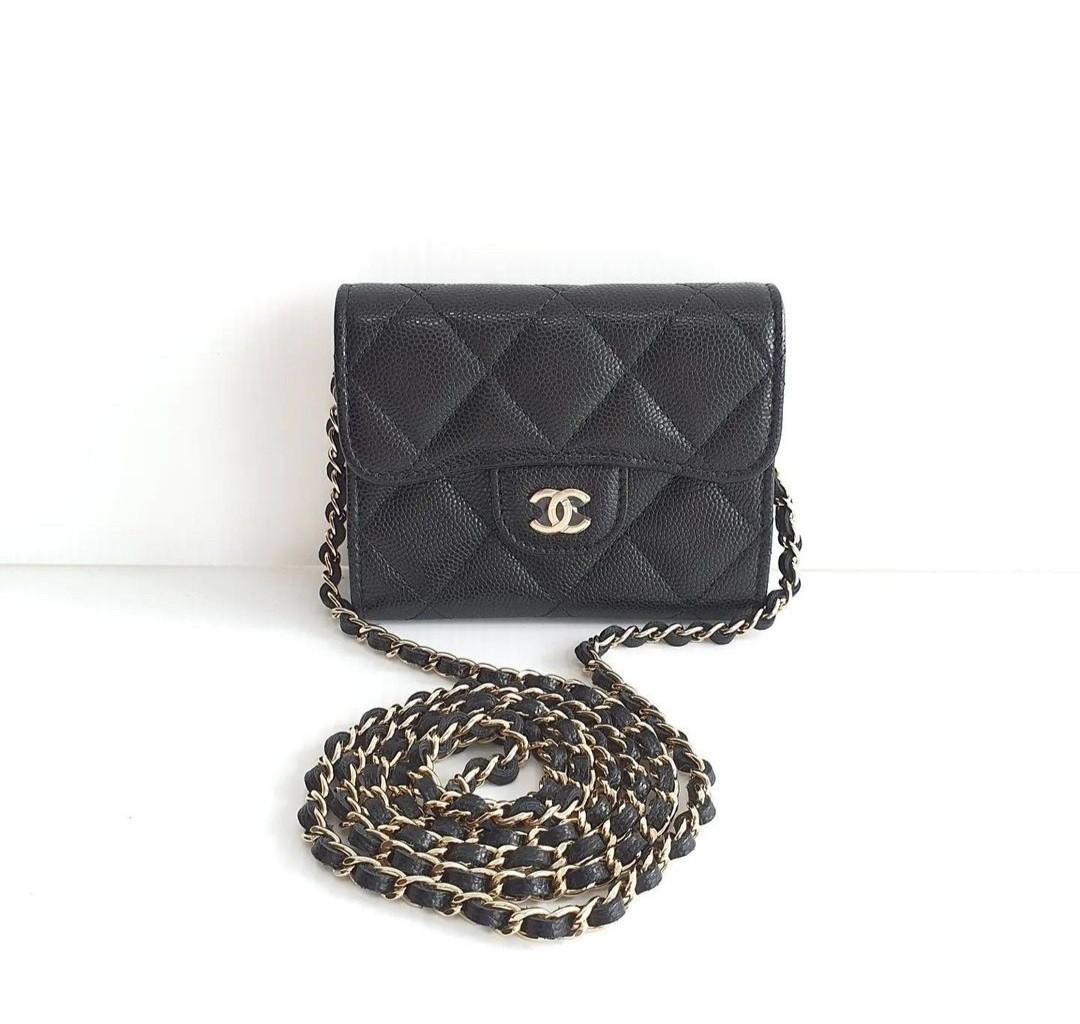 Chanel caviar sling bag sale