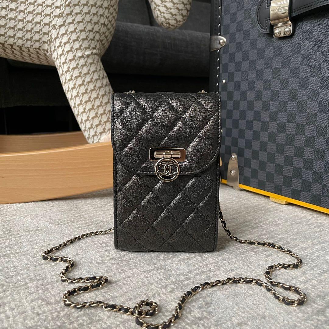 Chanel Vertical Tech Case, Luxury, Bags & Wallets on Carousell