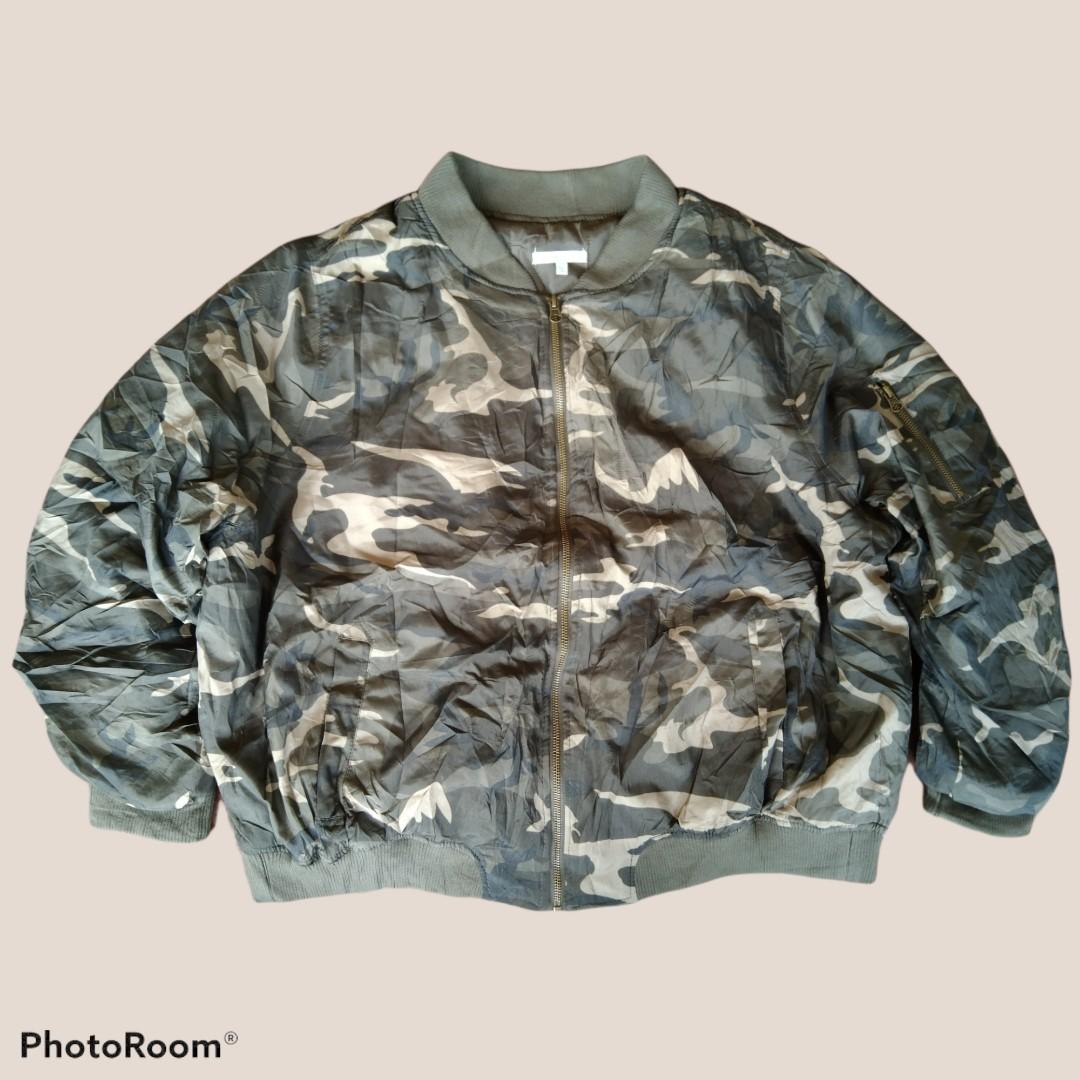 Charlotte russe camo jacket cheap