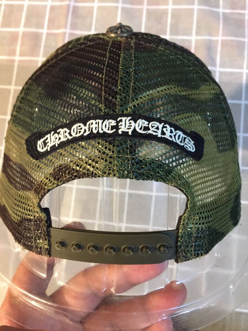 Chrome Hearts x The Heroes Project Camo Trucker Cap, Men's Fashion