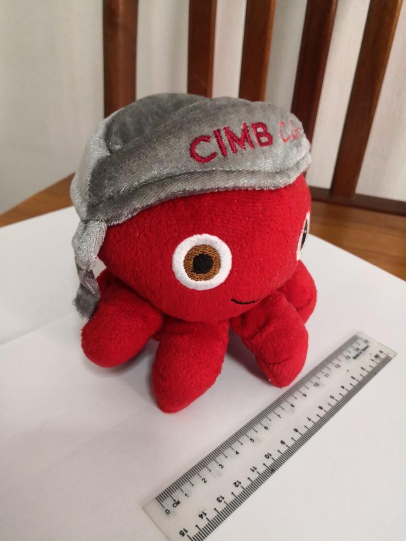Cimb octopus best sale soft toy 2018