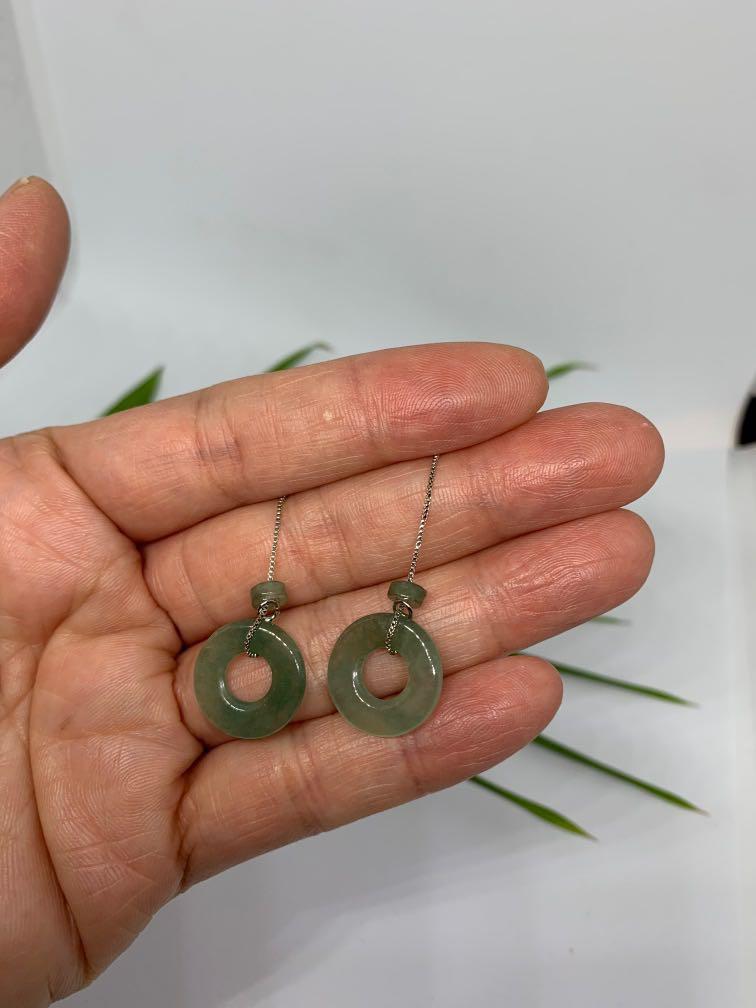 Jade earrings discount for sale