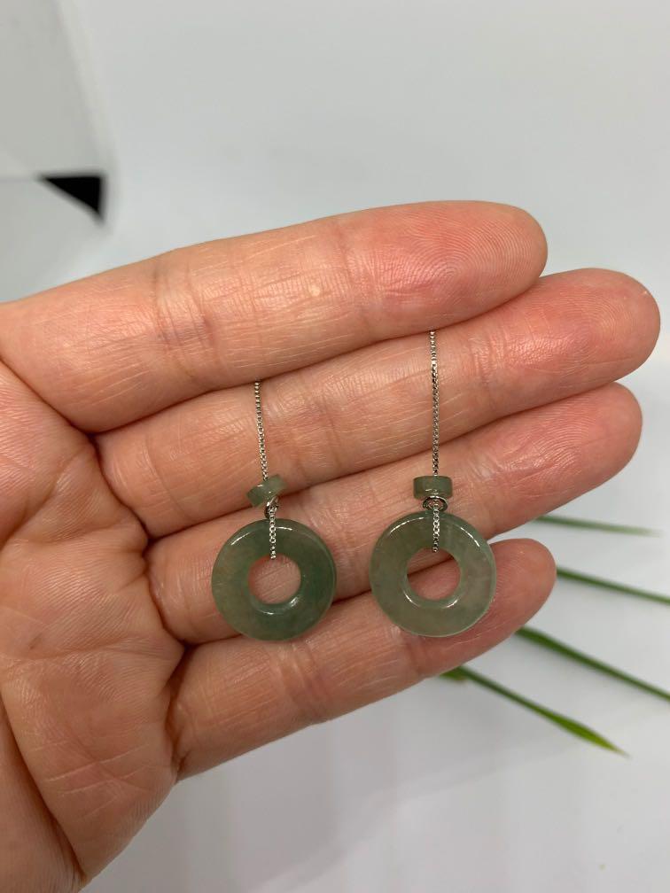 Jade earrings for sale discount