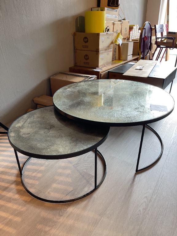 Ethnicraft nesting sales coffee table