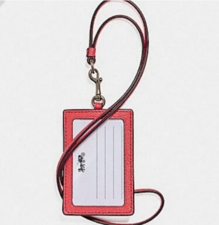 Coach Lanyard Strawberry Printed Collection Card Holder Limited Edition ID  Lanyard Name Tags ID Work Card Lanyard Suitable For Gift, Luxury,  Accessories on Carousell