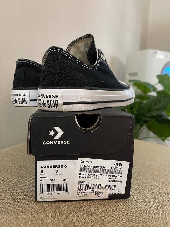 All star converse core sales slip