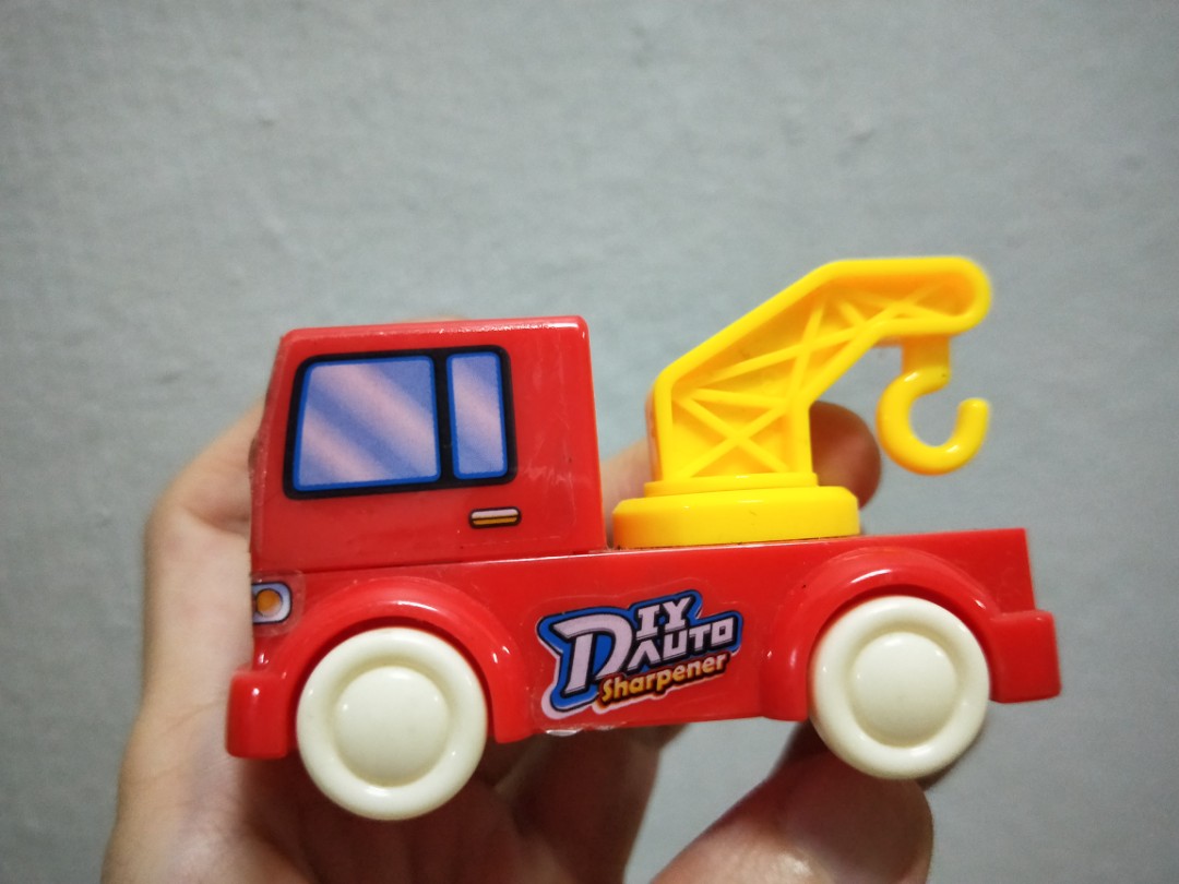 DIY Auto (Toy Mobile Crane) Pencil Sharpener, Hobbies & Toys