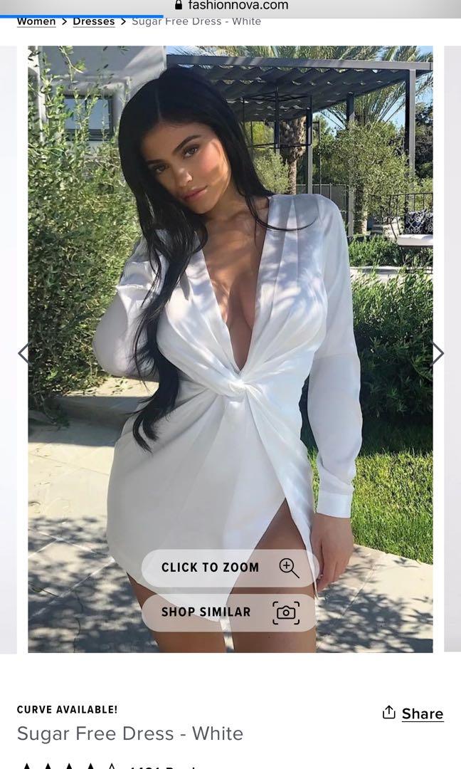 Fashion Nova Sugar Free Dress Kylie Jenner