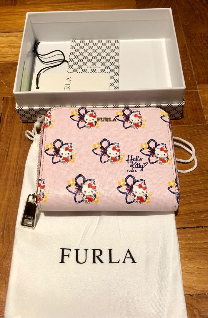 Furla Hello Kitty Bifold Wallet, Women's Fashion, Bags & Wallets