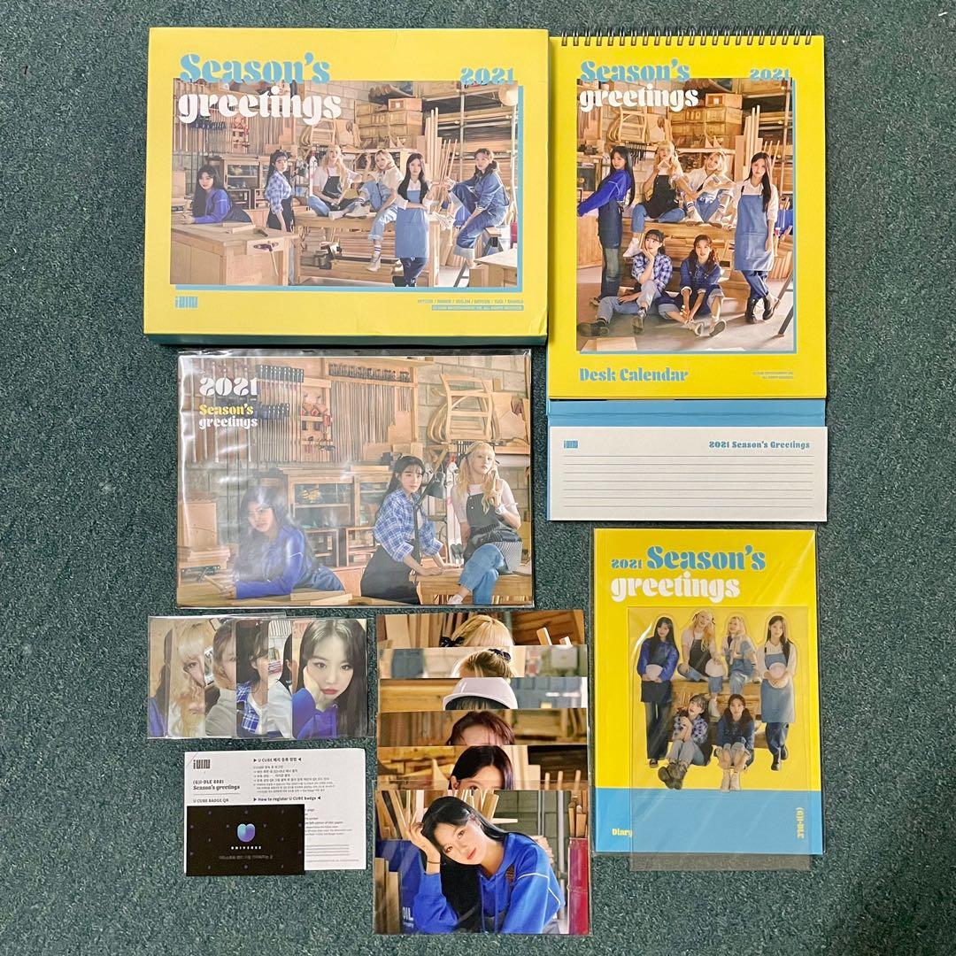 大人気！まとめ一覧 G)I-DLE Greetings(シーグリ) Season's 2021 アイドル