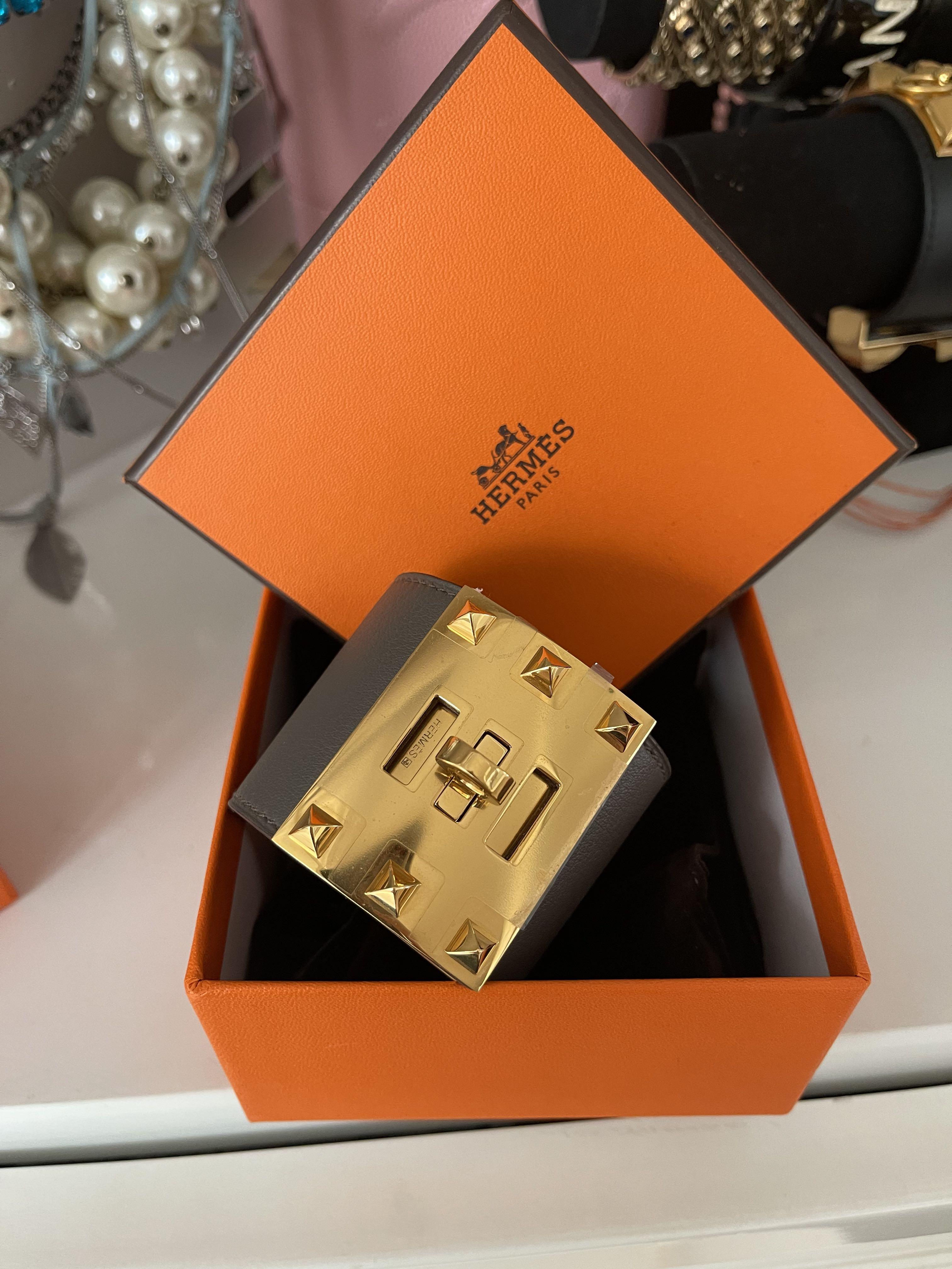 Hermes Bracelet KELLY DOG EXTREME GHW