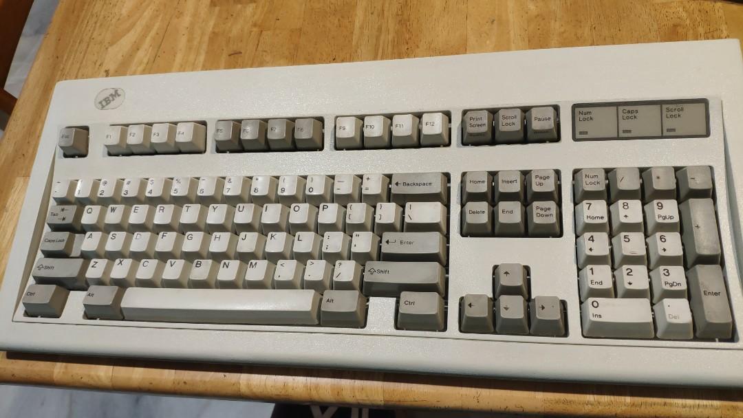 Ibm Model M Grey label bolt modded, Computers & Tech, Parts ...