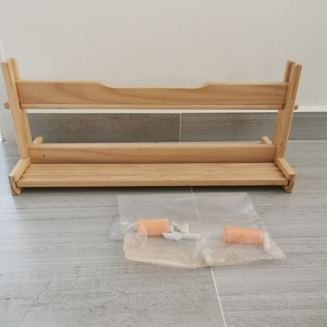 Ikea wooden drawing paper holder, Babies & Kids, Infant Playtime on Carousell