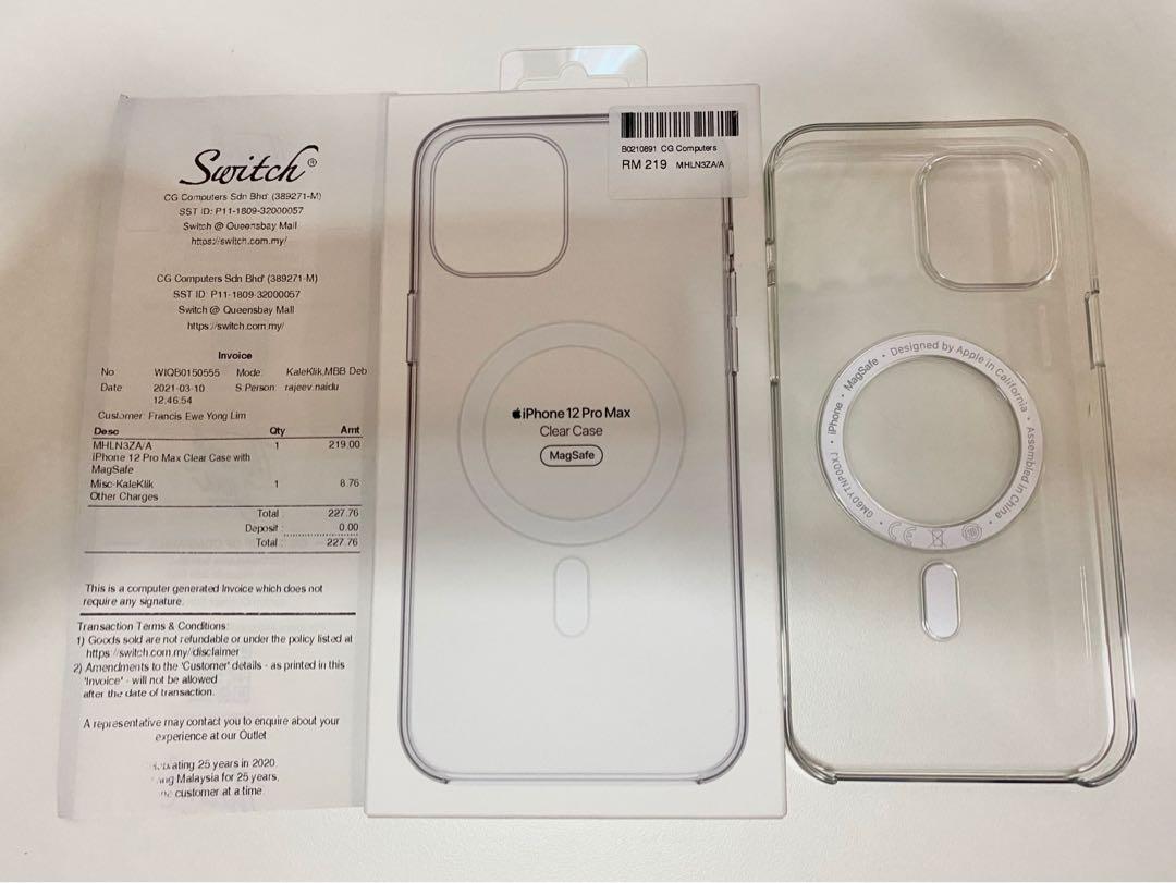 Iphone 12 Pro Max Clear Case Magsafe Mobile Phones Tablets Mobile Tablet Accessories Cases Sleeves On Carousell
