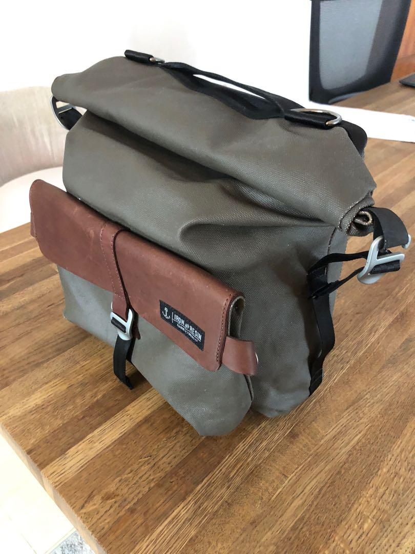 Iron & Resin pannier side bag, Motorcycles, Motorcycle Accessories on