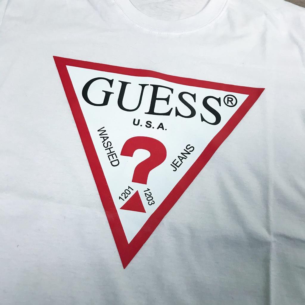 Kaos Guess Tshirt Guess White Warna 