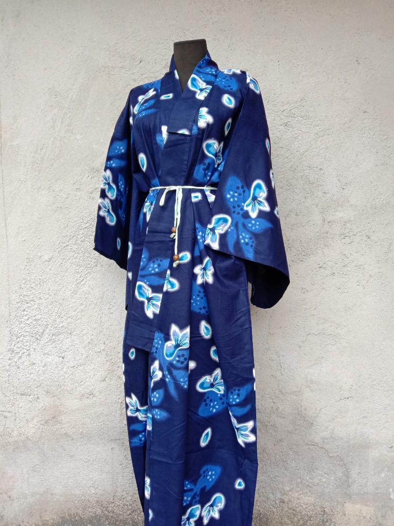 Kimono Cotton Yukata, Women's Fashion, Dresses & Sets, Traditional