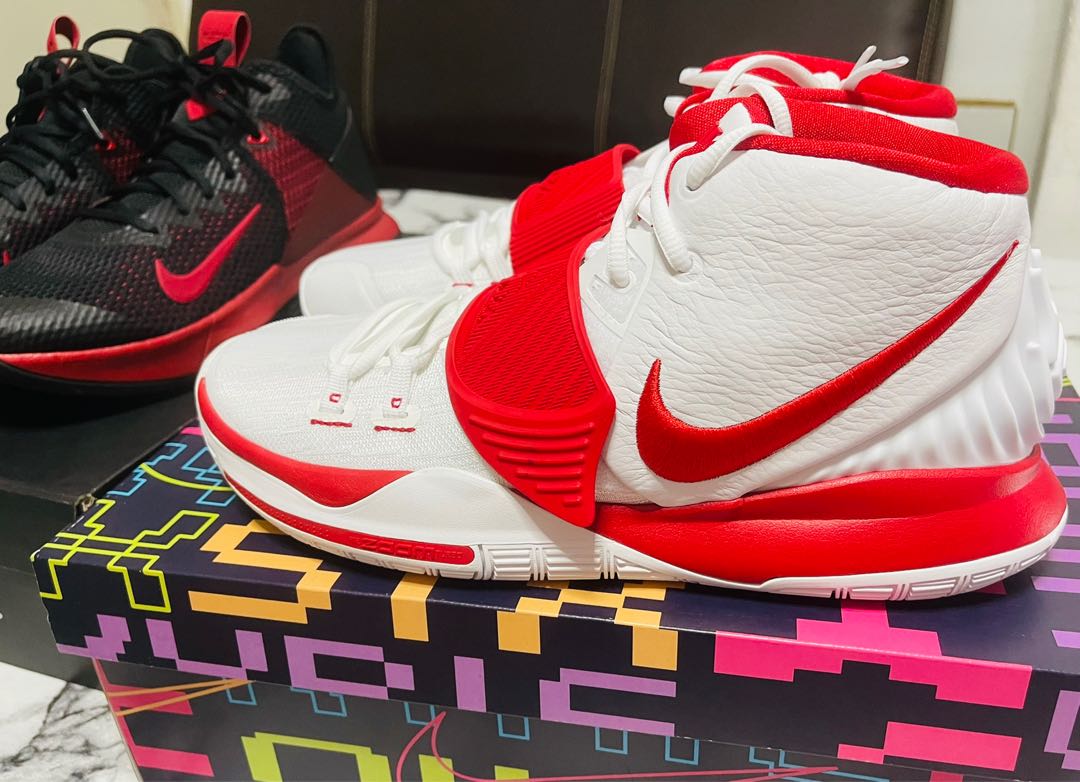 Nike Kyrie 6 White Red Combination