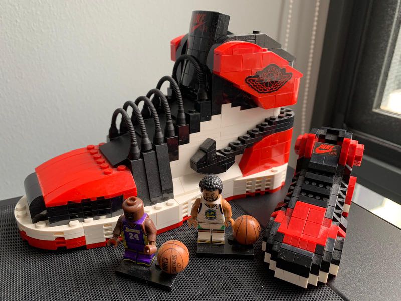 Lego” Nike shoe, Hobbies & Toys, Toys & Games on Carousell