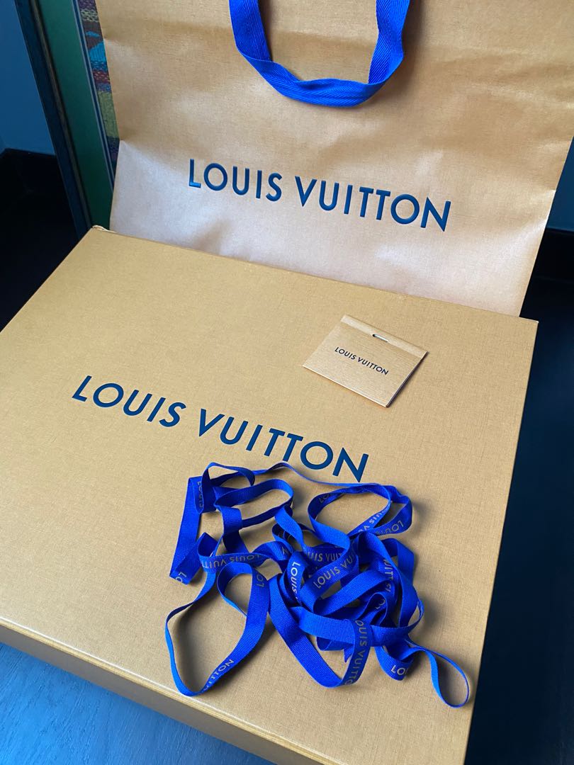 Louis Vuitton box and paperbag set, Luxury, Accessories on Carousell
