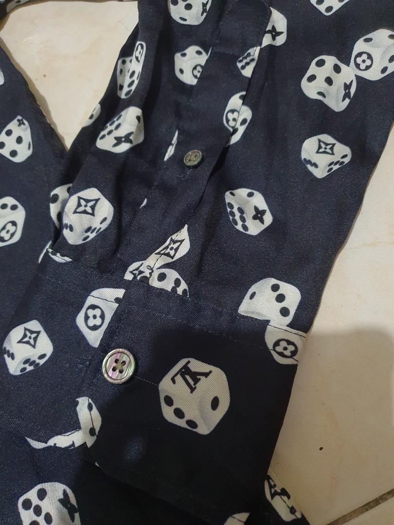 Louis Vuitton Dice Monogram Button Down l/s, Men's Fashion, Tops & Sets,  Formal Shirts on Carousell