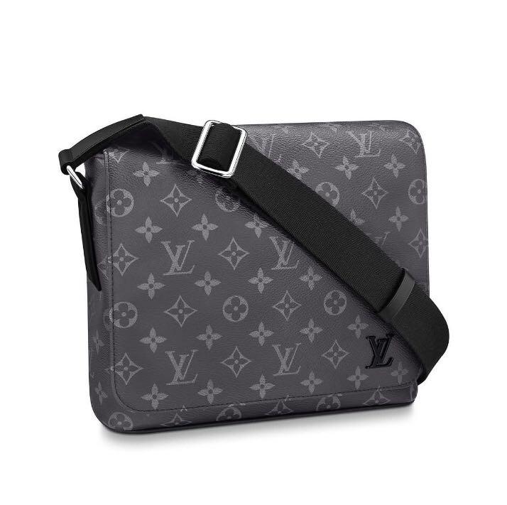 Louis Vuitton LV PM District Messenger Bag Monogram Eclipse Black Canvas  Leather, Luxury, Bags & Wallets on Carousell