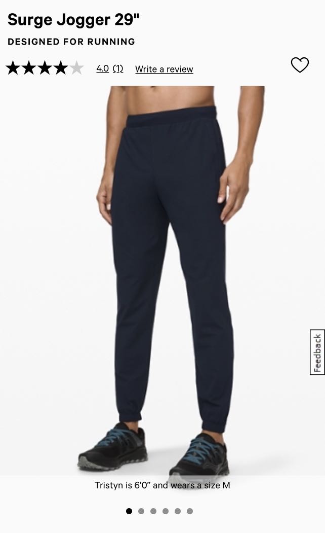 Lululemon surge jogger best sale navy