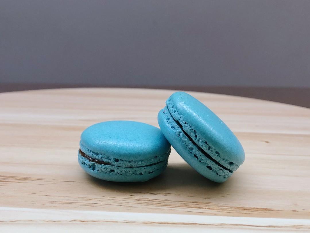 Macarons (Category: Homemade Bakes) located in Singapore. Submitted by amicismusic (Listing ID 1108799175, Image 3). Description: Be like macarons - Pretty on the outside, delicious on the inside!⁣ ⁣ Add more colours to your life, with our macarons!⁣ ⁣ We have 4 flavours for you!⁣ - Nutella Buttercream (Maroon) ⁣ - Earl Grey Ganache (Blue)⁣ - Swiss Meringue Buttercream (Teal)⁣ - Dark Chocolate Ganache (Brown)⁣ ⁣ Minimum order is 12 pcs KookiesKak