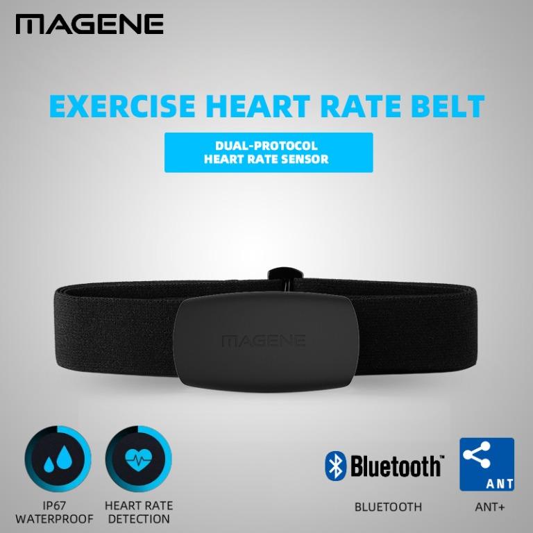 Magene H64 Heart Rate chest monitor Sensor. It can connect to any bike