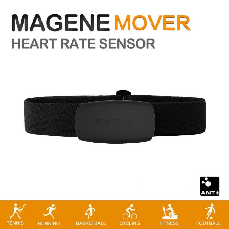 Magene H64 Heart Rate chest monitor Sensor. It can connect to any bike