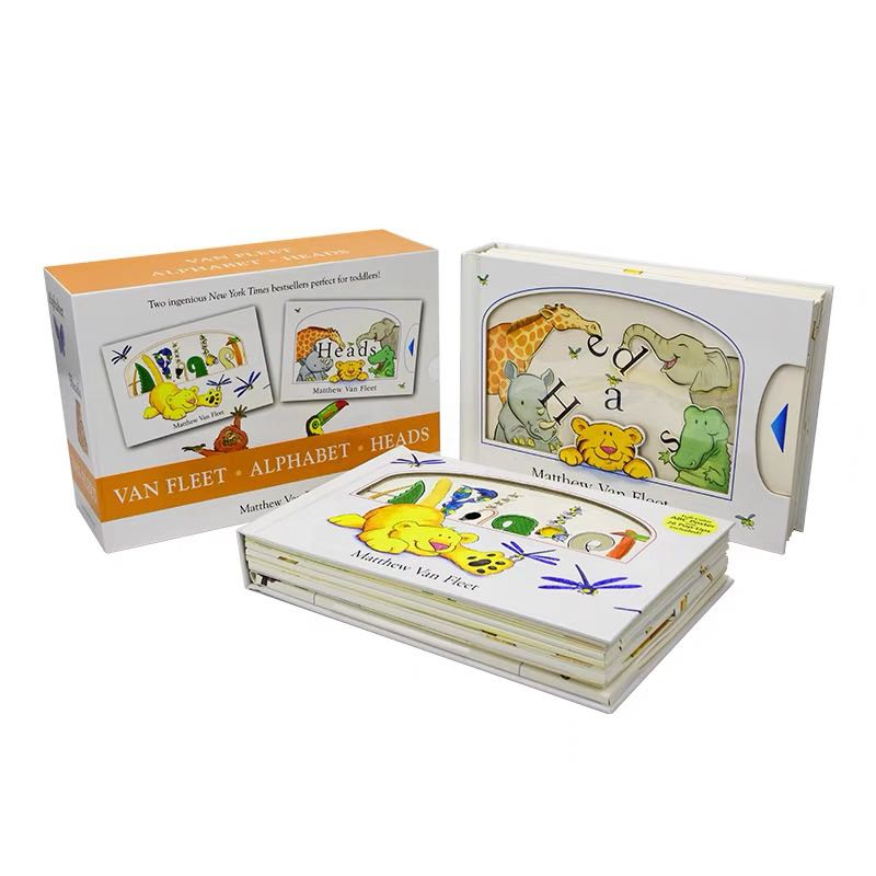 Matthew van Fleet (2 books) Heads and Alphabet, Hobbies & Toys, Books