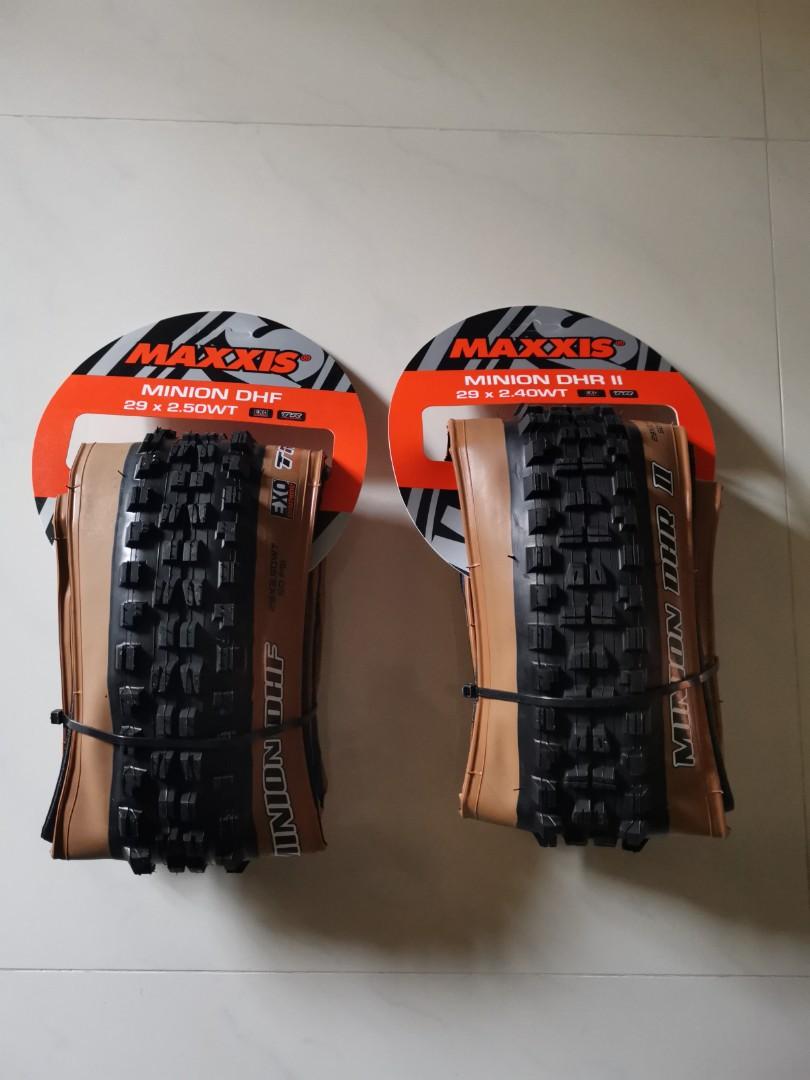 Maxxis minion DHR2 DHF combo for 29er Tanwall skinwall