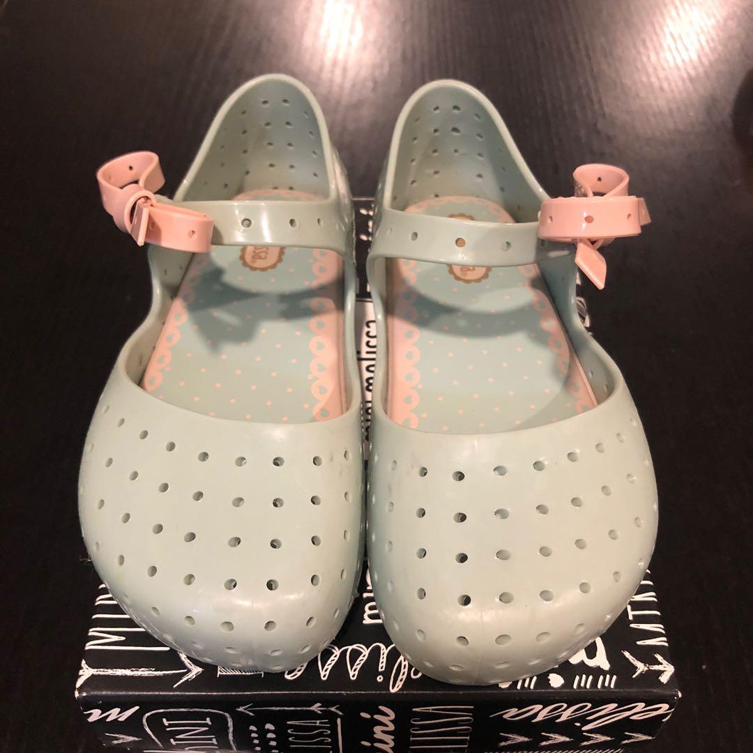 Mini Melissa Furadinha Green Size US 10 Babies Kids Babies Kids Fashion on Carousell