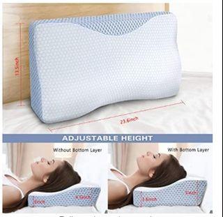 MOKALOO Memory Foam Pillow for Sleeping, Bed Pillow for Neck Pain (Standard Size)